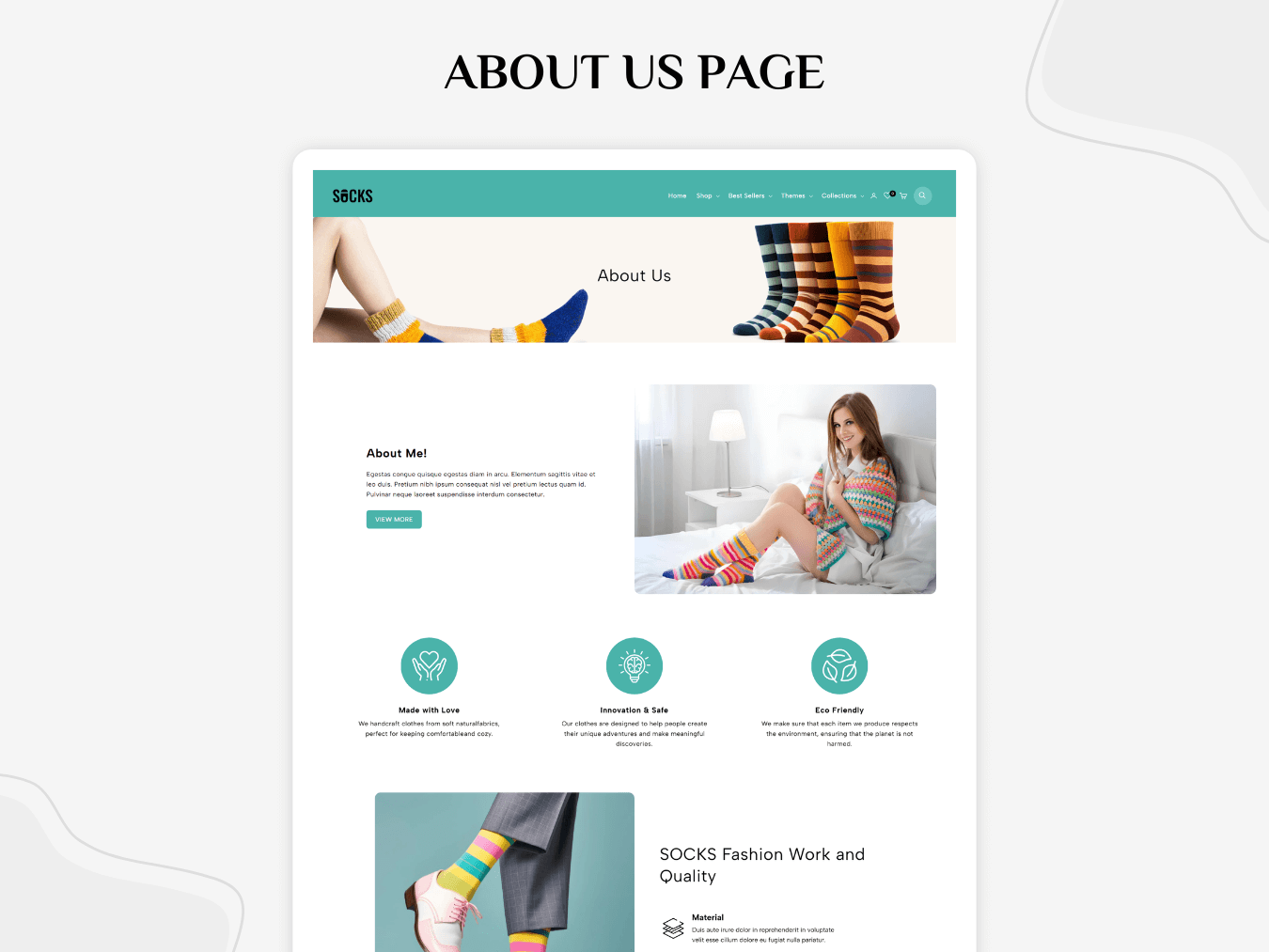 Socks And Fashion Shopify 2.0 Theme