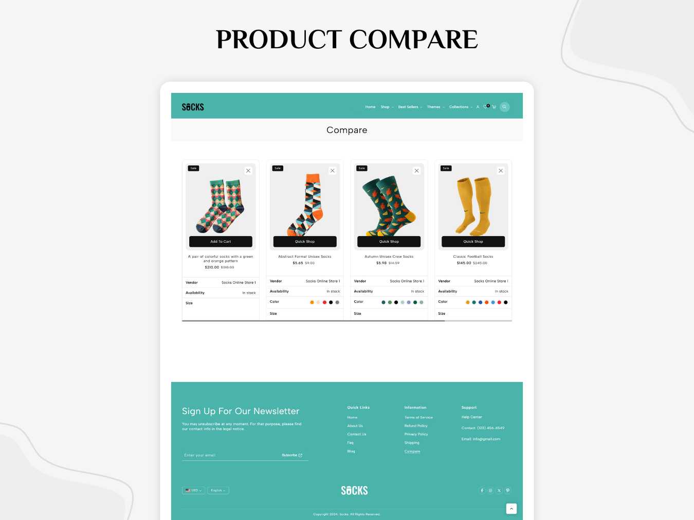 Socks And Fashion Shopify 2.0 Theme