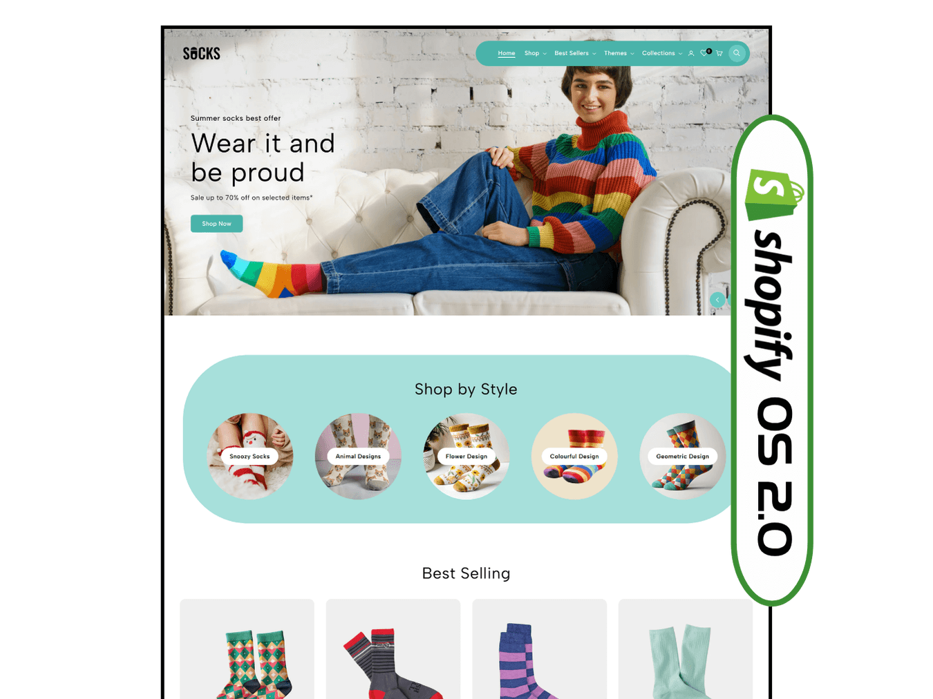 Socks And Fashion Shopify 2.0 Theme