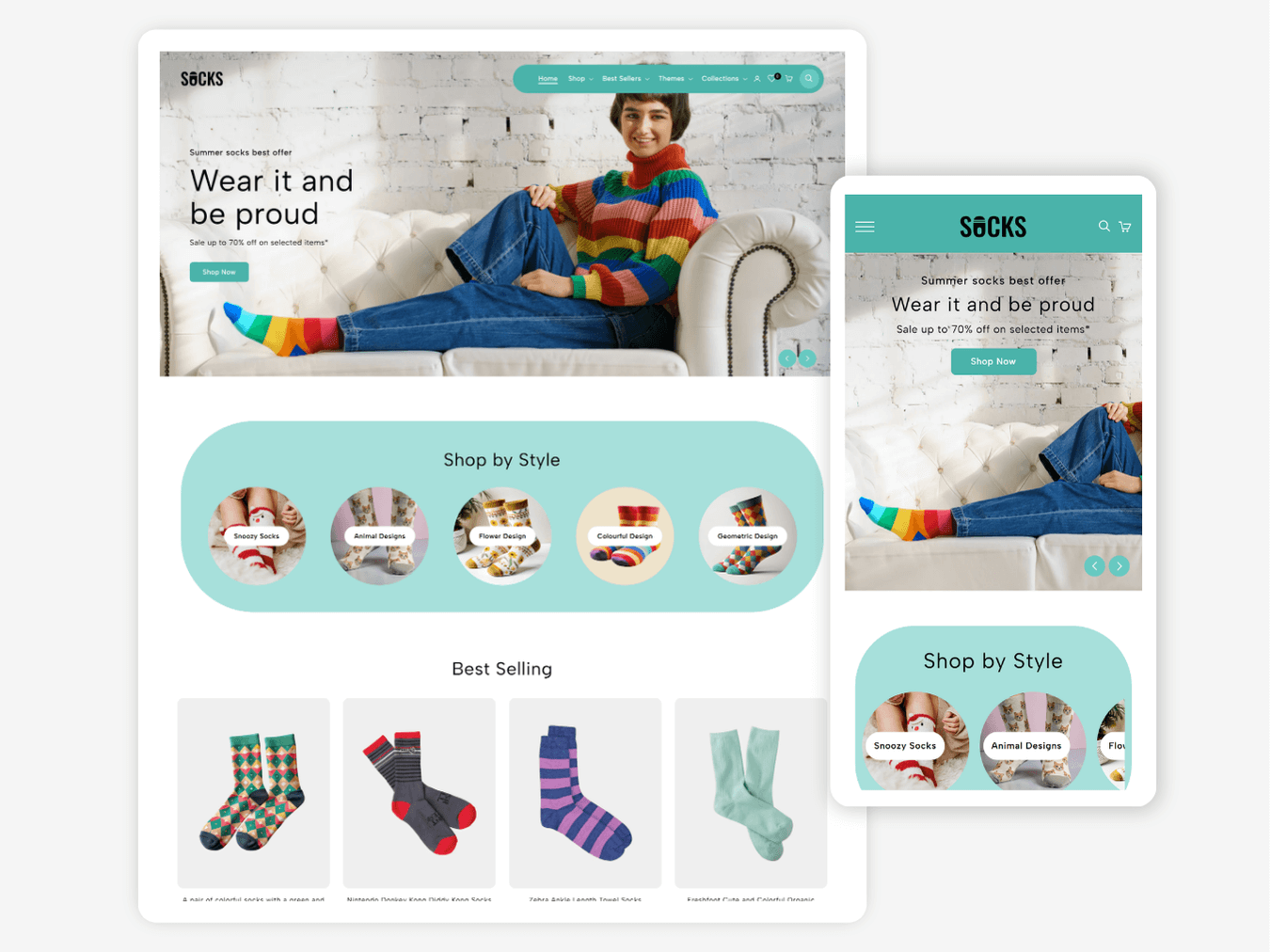 Socks And Fashion Shopify 2.0 Theme