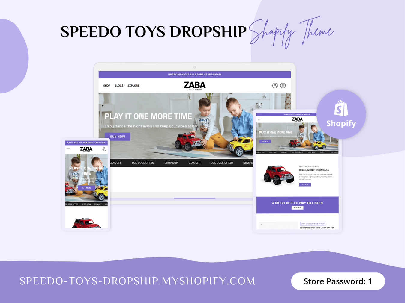 Toy car template