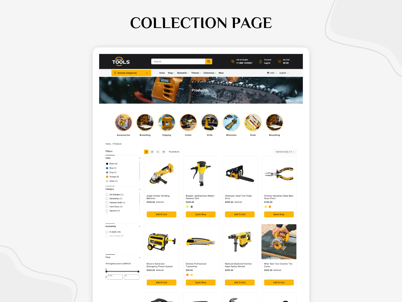 Tools - Shopify Tools Theme | Shopify 2.0 Theme