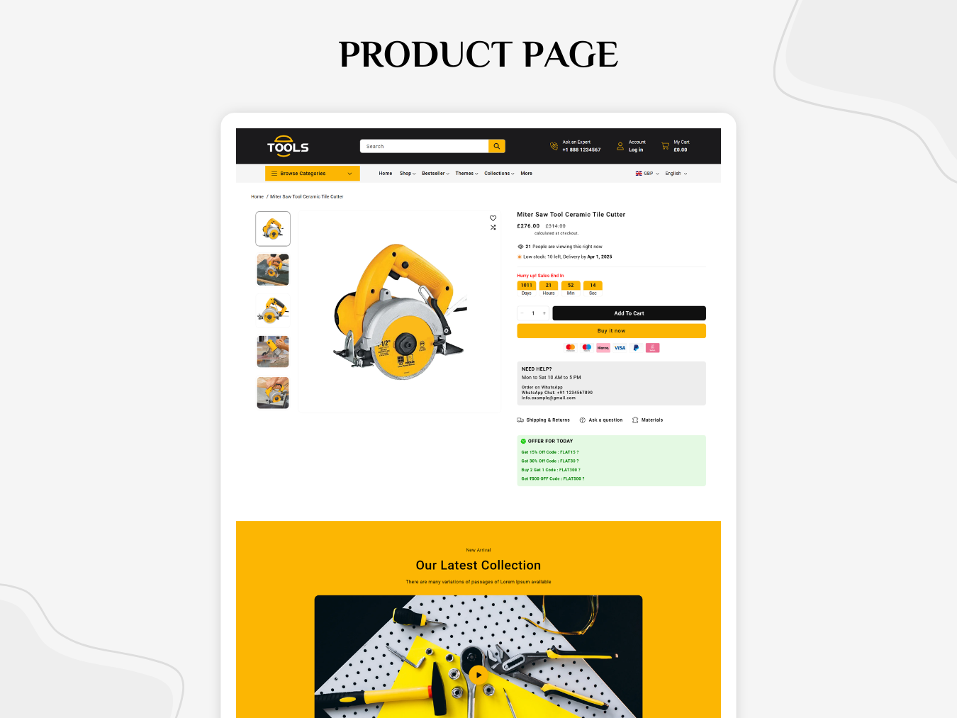 Tools - Shopify Tools Theme | Shopify 2.0 Theme