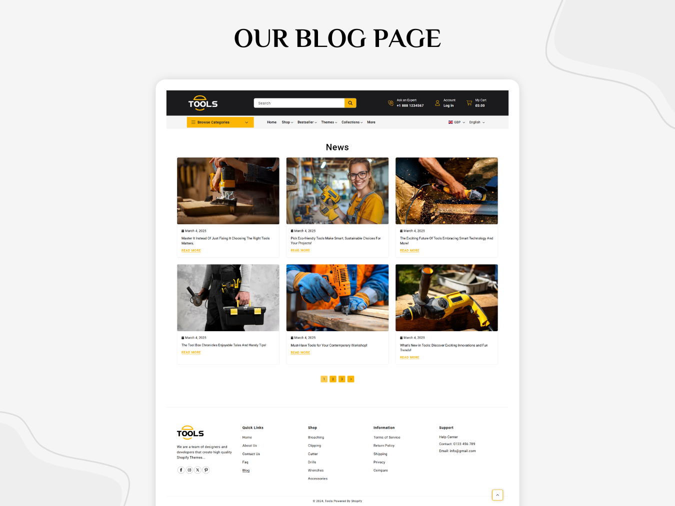 Tools - Shopify Tools Theme | Shopify 2.0 Theme