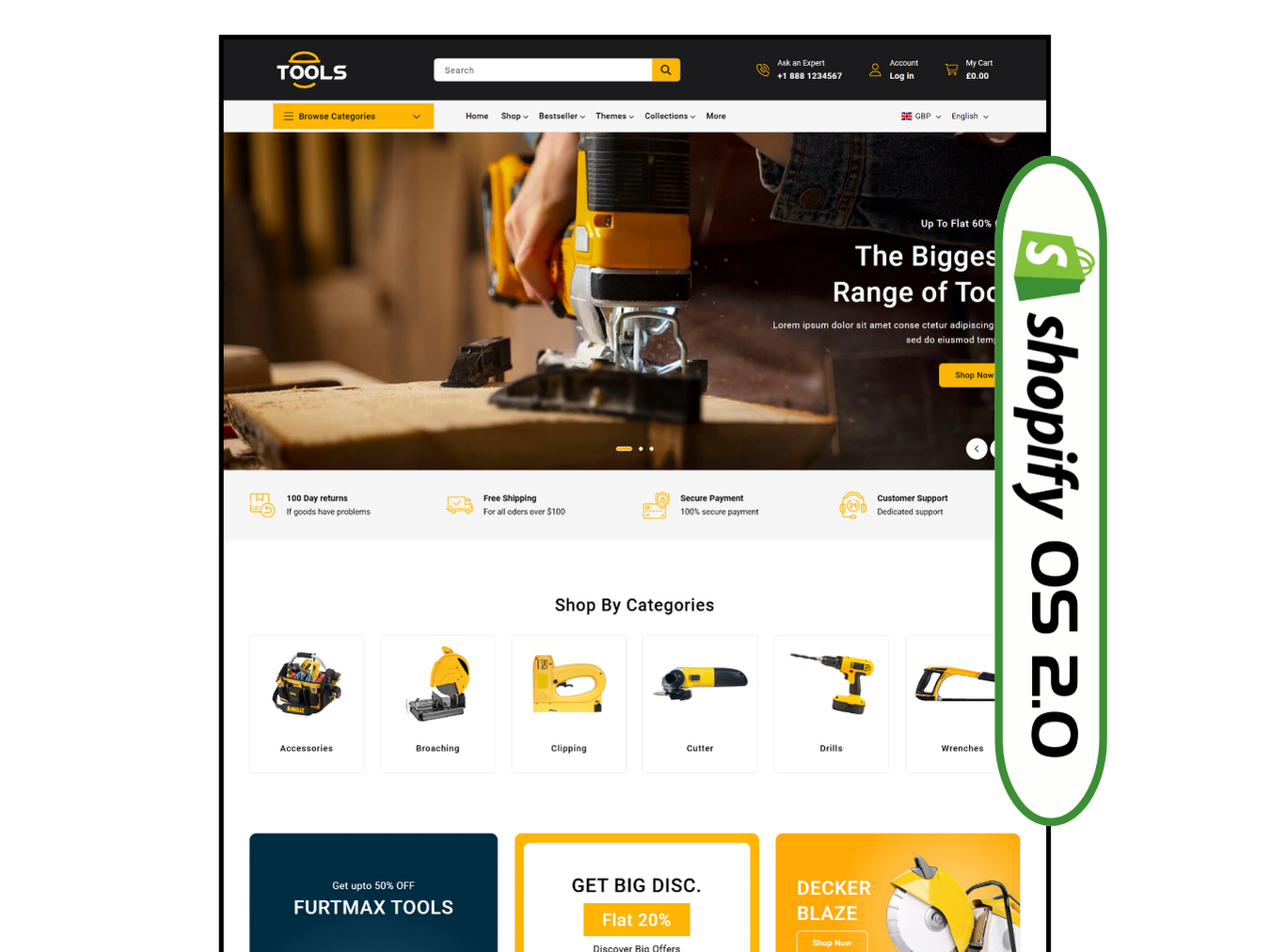 Tools - Shopify Tools Theme | Shopify 2.0 Theme