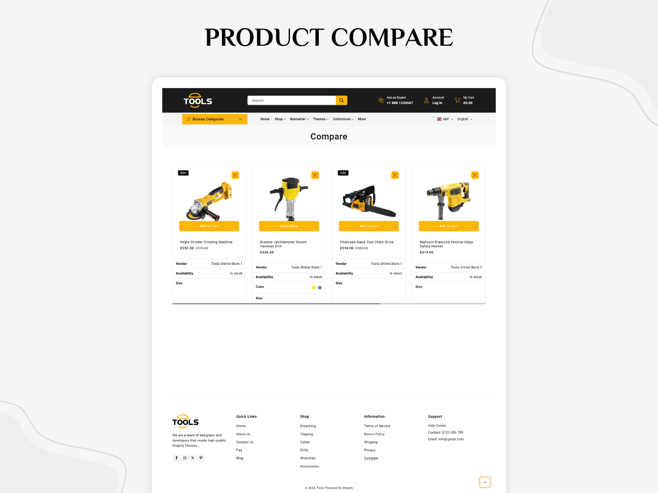 Tools - Shopify Tools Theme | Shopify 2.0 Theme