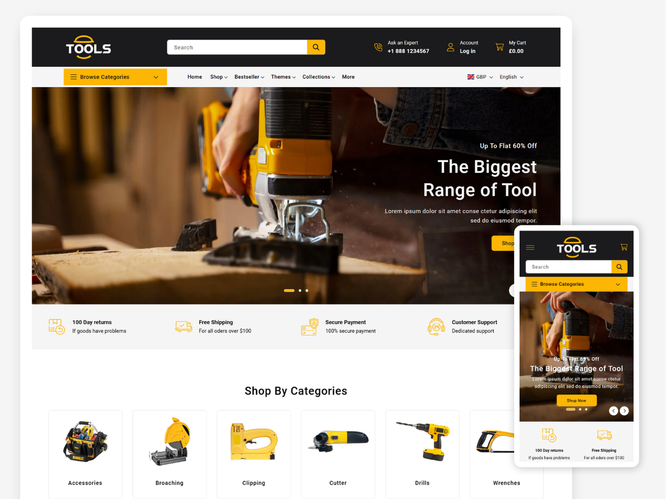 Tools - Shopify Tools Theme | Shopify 2.0 Theme