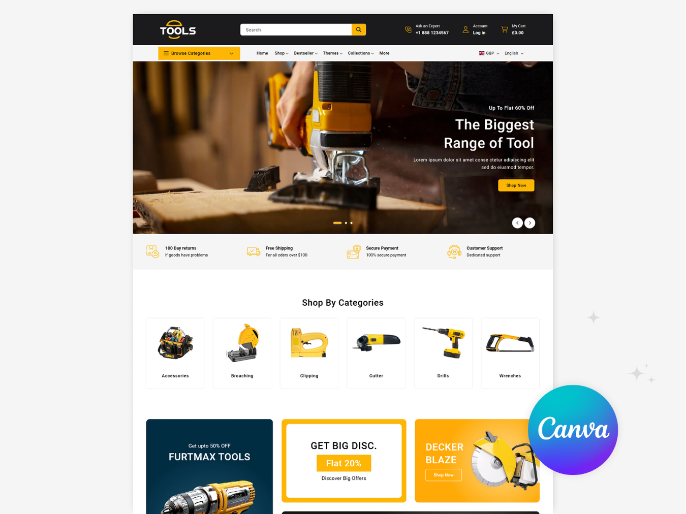 Tools - Shopify Tools Theme | Shopify 2.0 Theme