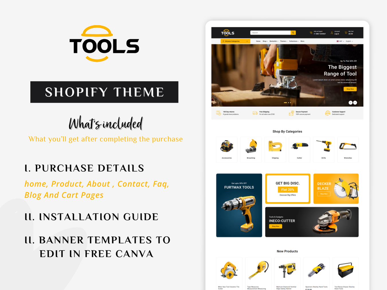 Tools - Shopify Tools Theme | Shopify 2.0 Theme