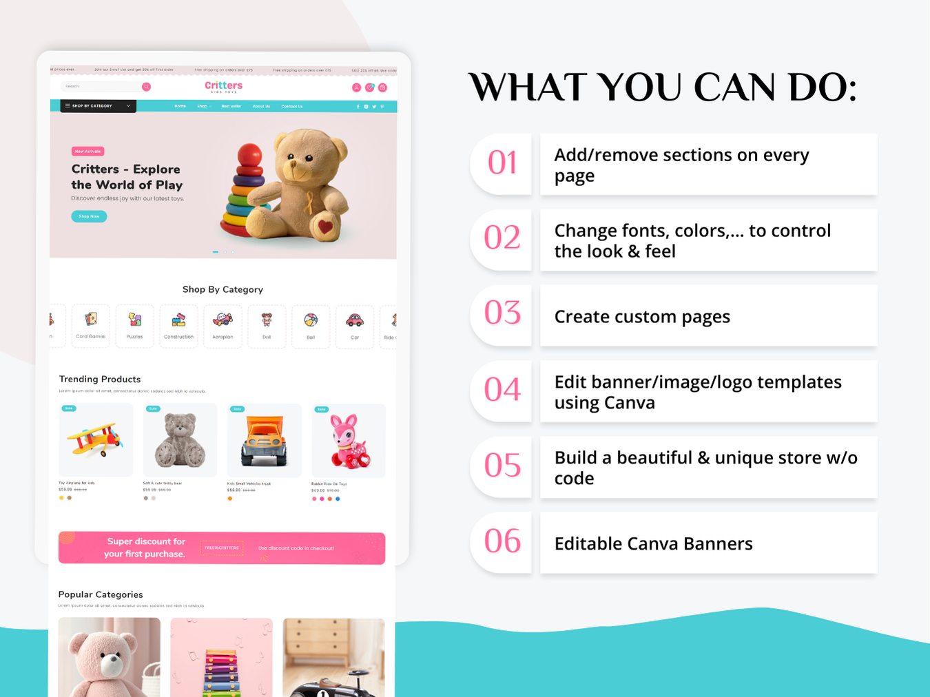 Critters Kids Toys - Best Toy Store for Kids | Shopify 2.0 Theme