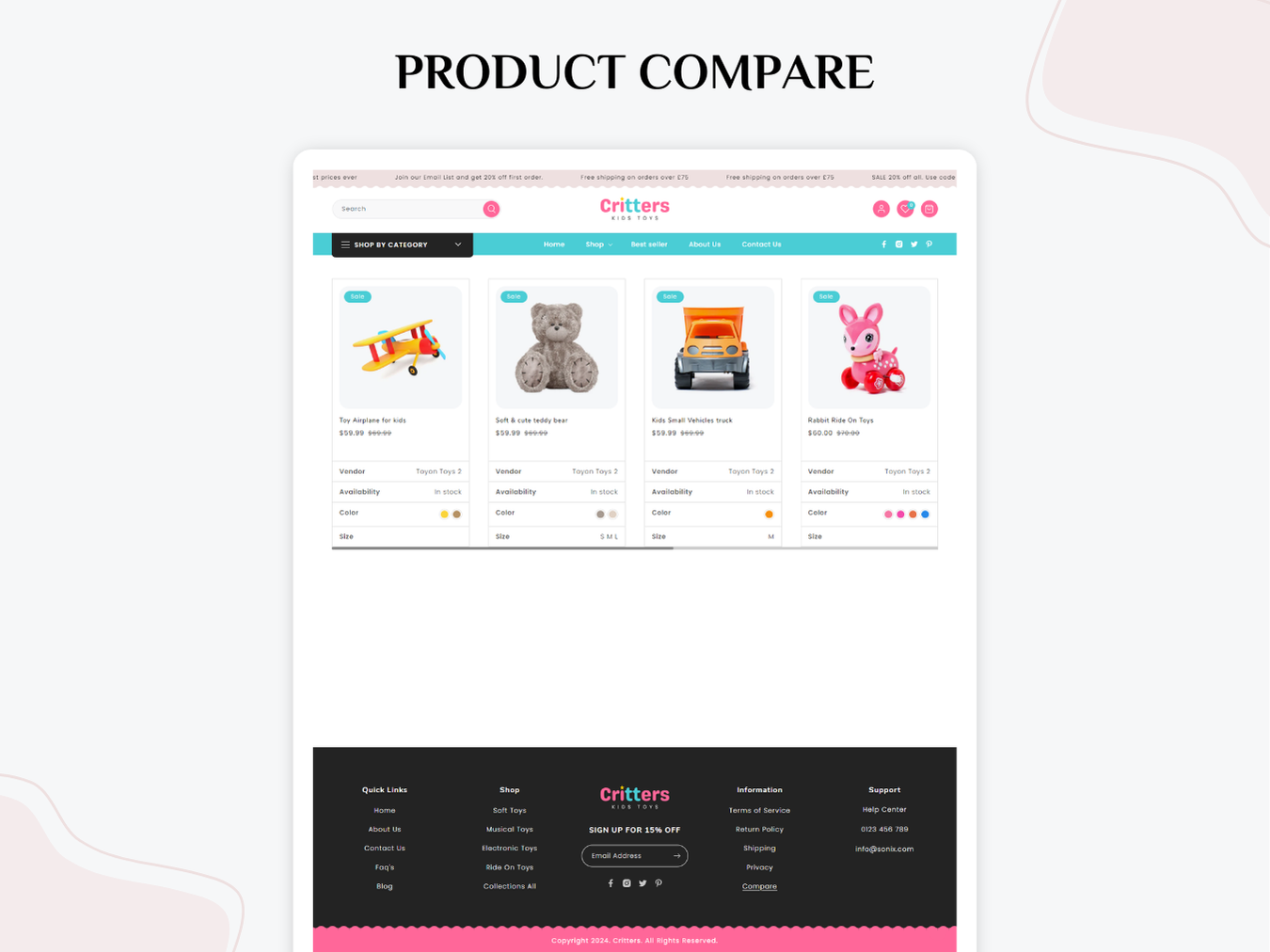 Critters Kids Toys - Best Toy Store for Kids | Shopify 2.0 Theme