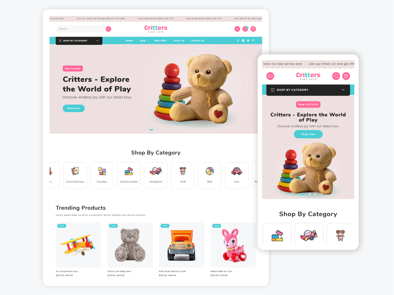 Critters Kids retail Toys Best