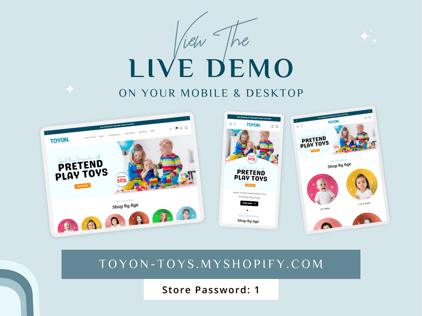 Toyon Toys Themes Live Demo