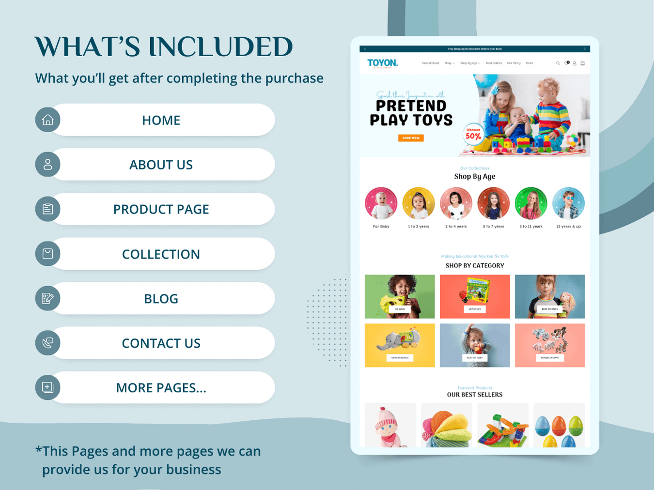 Toyon Toys Themes Info