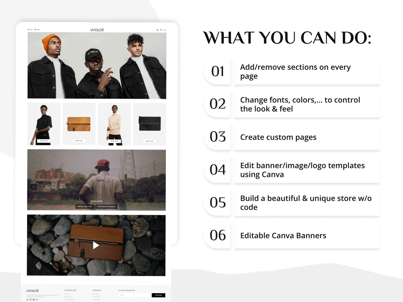Uvolox - Shopify Fashion Themes | Shopify 2.0 Theme