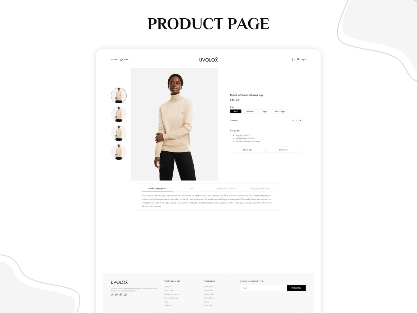 Uvolox - Shopify Fashion Themes | Shopify 2.0 Theme