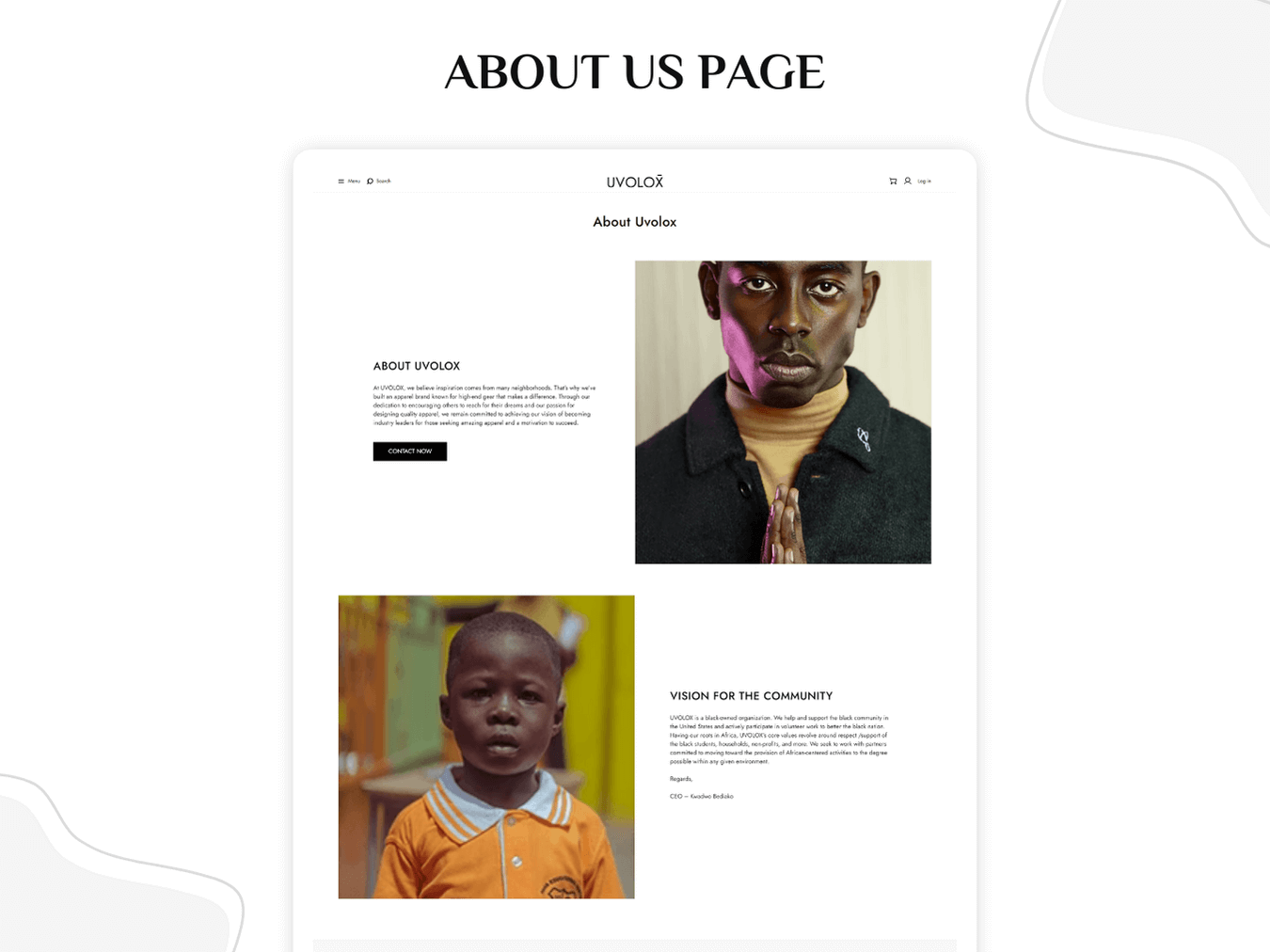 Uvolox - Shopify Fashion Themes | Shopify 2.0 Theme