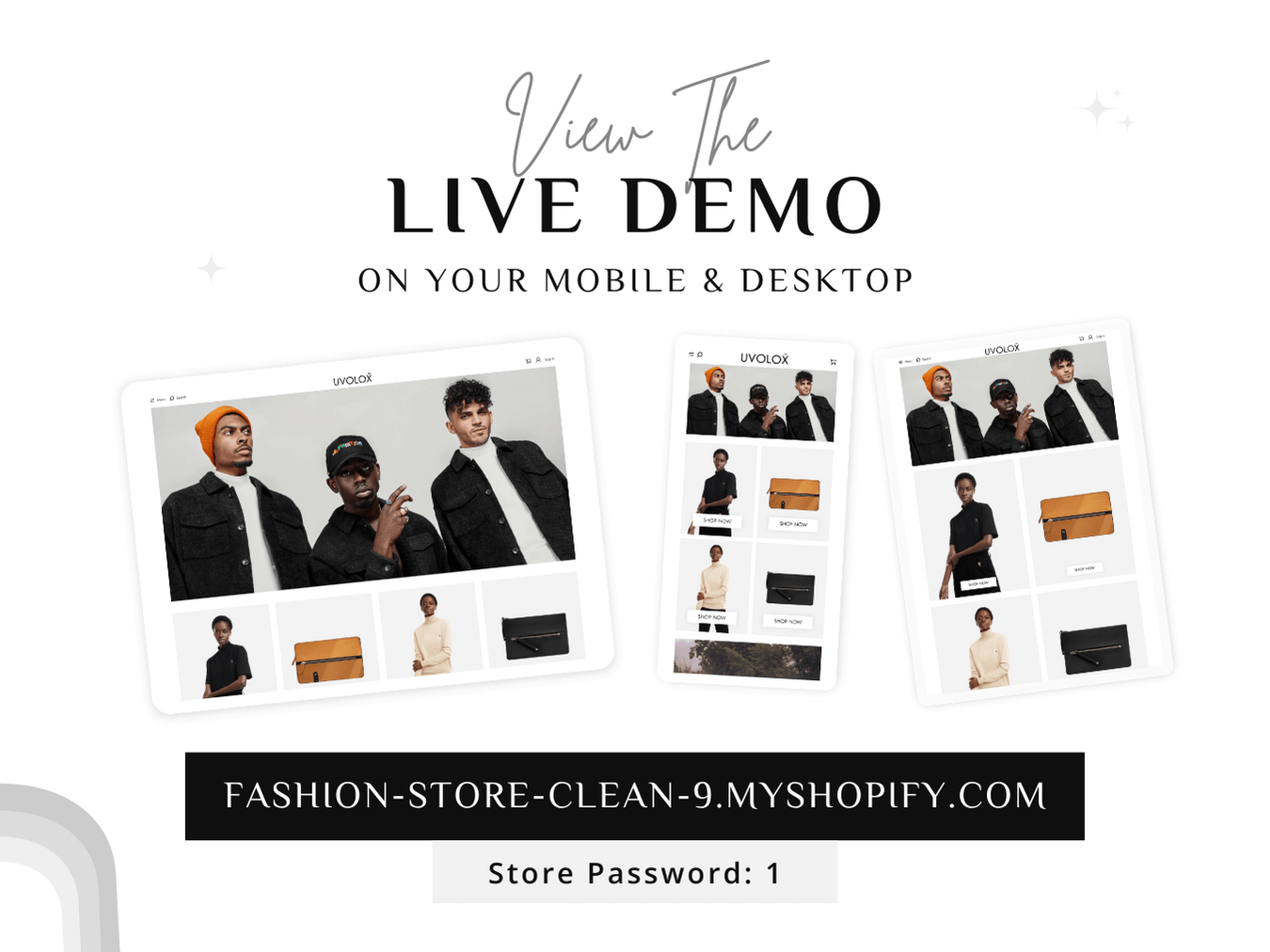 Uvolox - Shopify Fashion Themes | Shopify 2.0 Theme