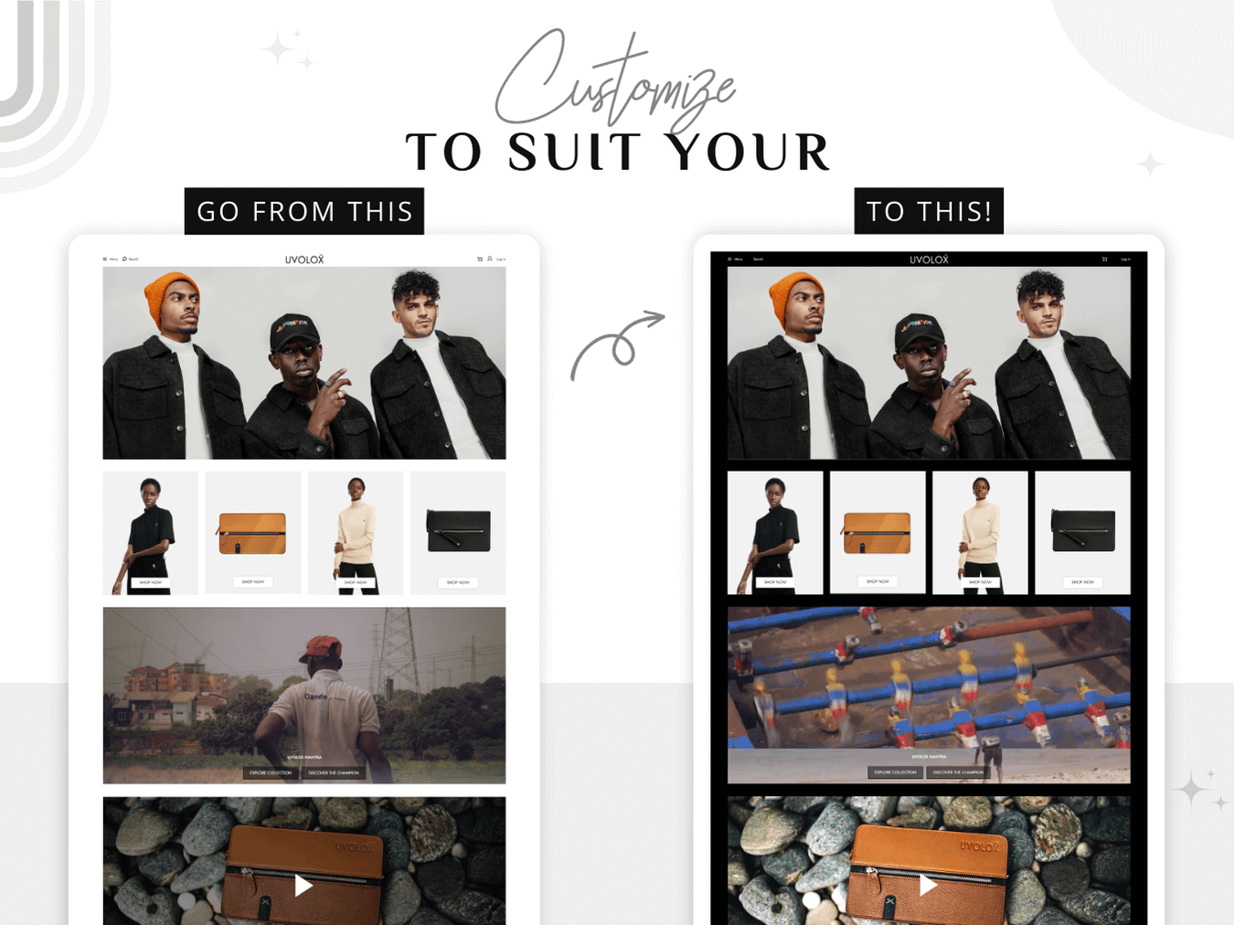 Uvolox - Shopify Fashion Themes | Shopify 2.0 Theme