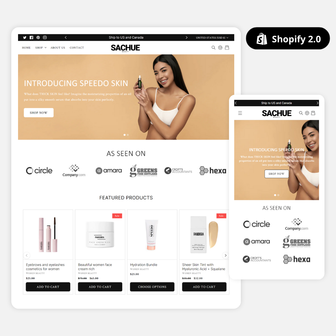 Best Shopify Beauty Themes For Sale in USA.