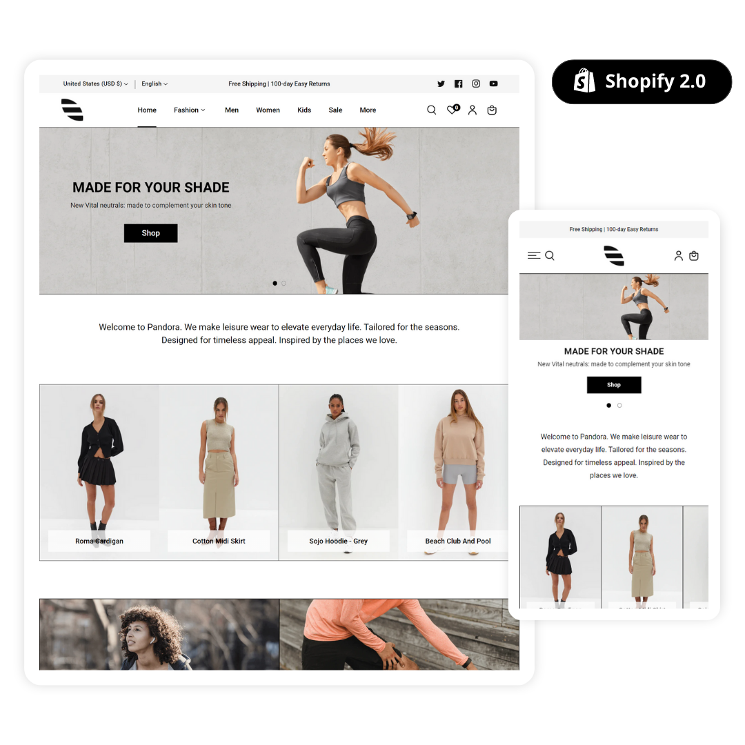 Best Shopify Clothing Stores With Best Shopify Clothing Themes