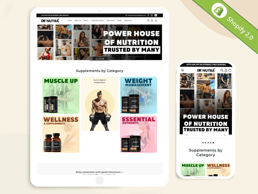 Enhance Your Diet Website with Nutra Shopify Health Theme