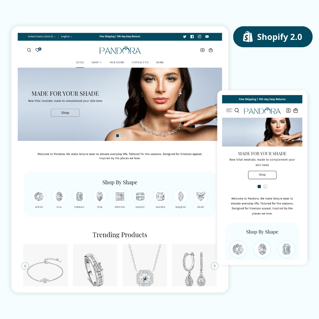 Jewellery Design Website Templates: The Beauty of Online Jewelry Stores