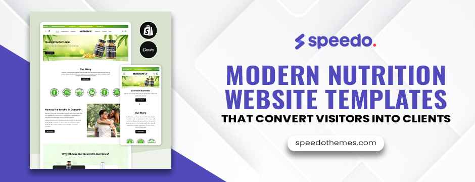 Nutrition Website Templates
