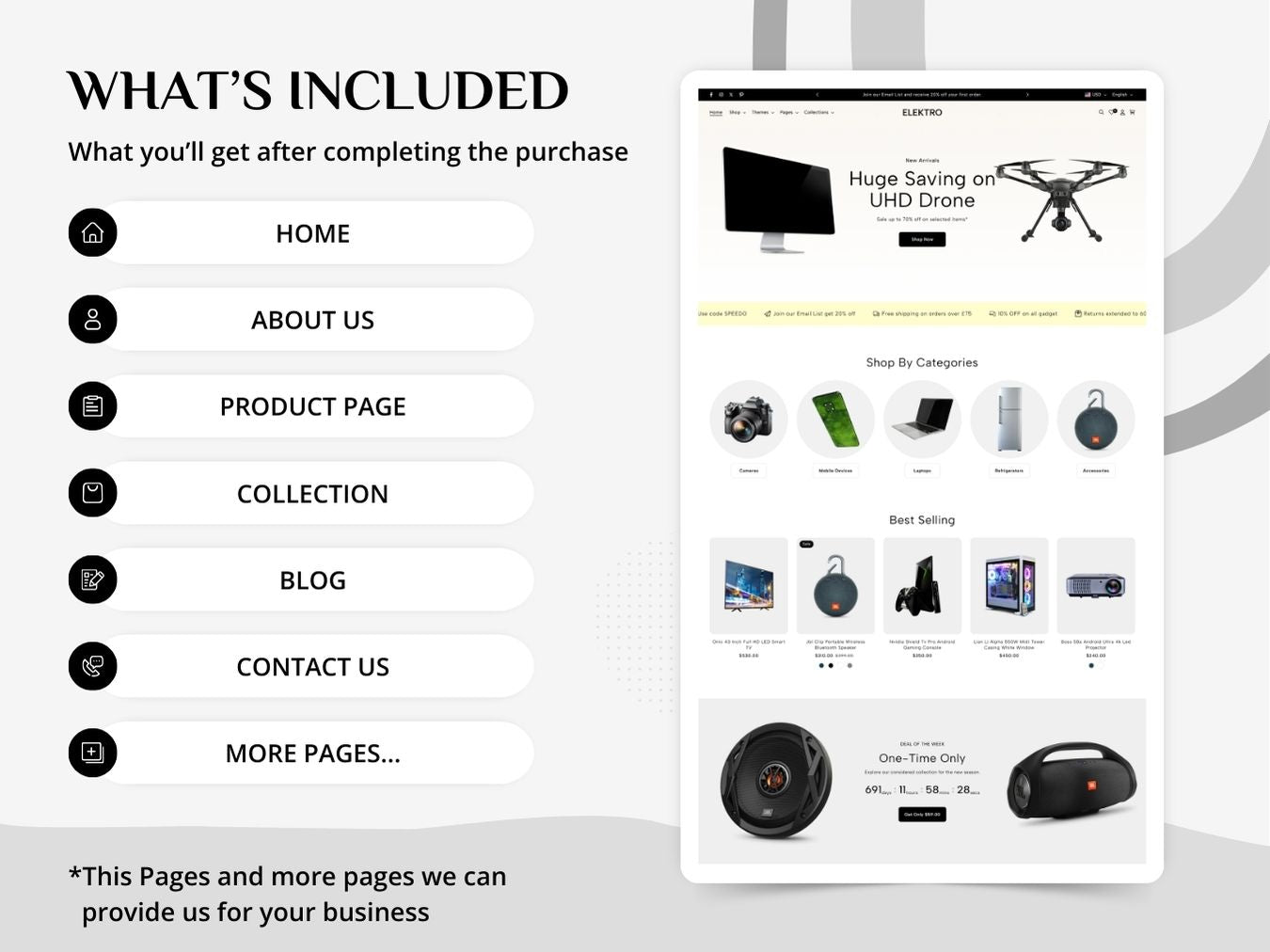 Elektro - Cutting-Edge Electronics Shopify Template | O.S 2.0