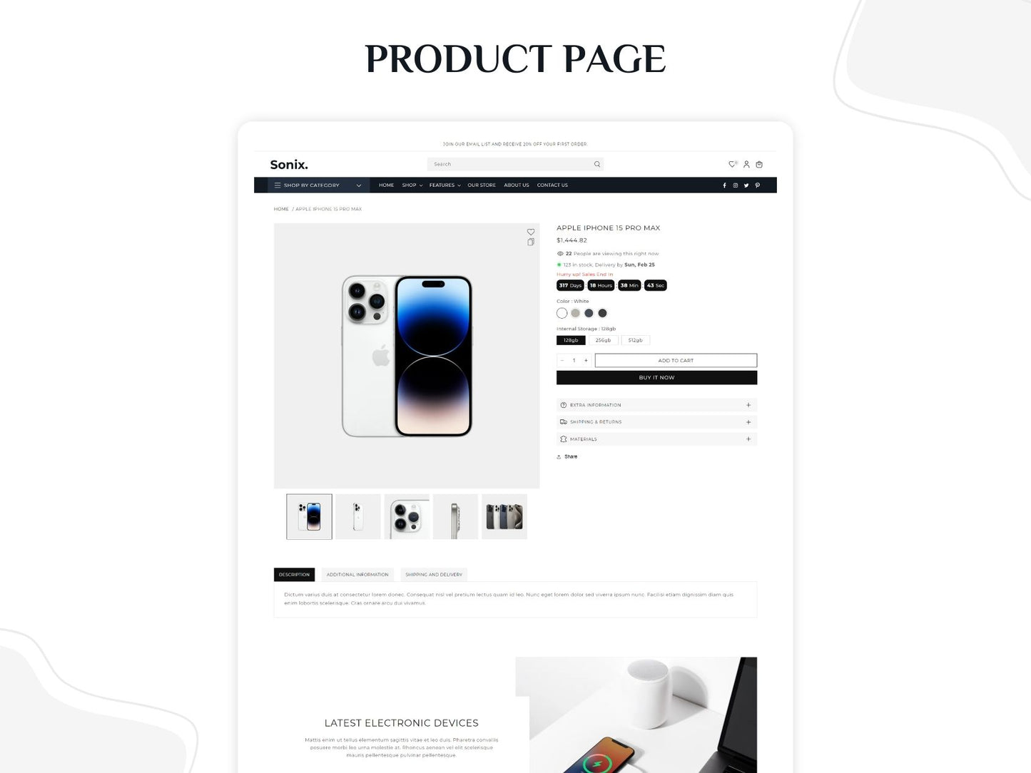 Sonix- Shopify Electronics Theme | Shopify OS 2.0