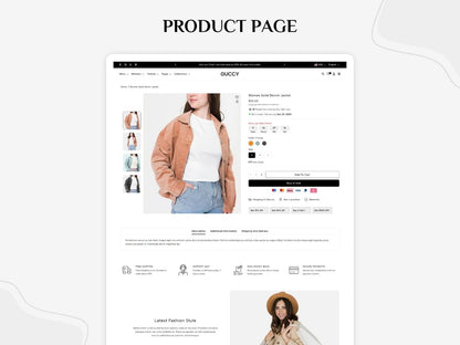 Guccy - Premium Fashion Shopify Template | O.S 2.0