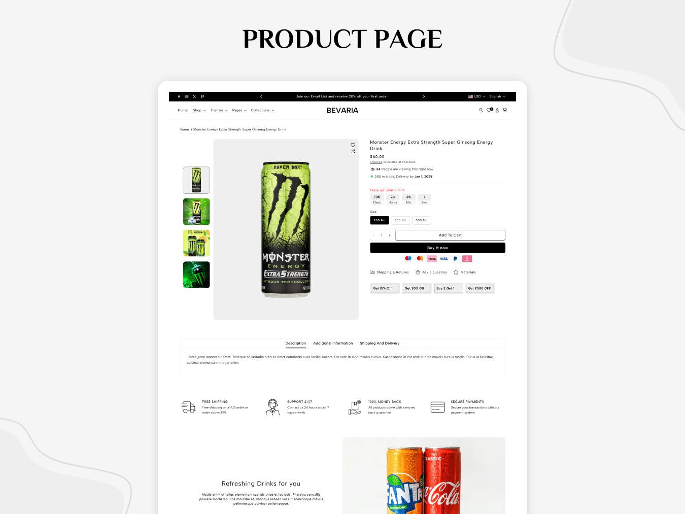 Bevaria - Sophisticated Beverage Shopify Template | O.S 2.0