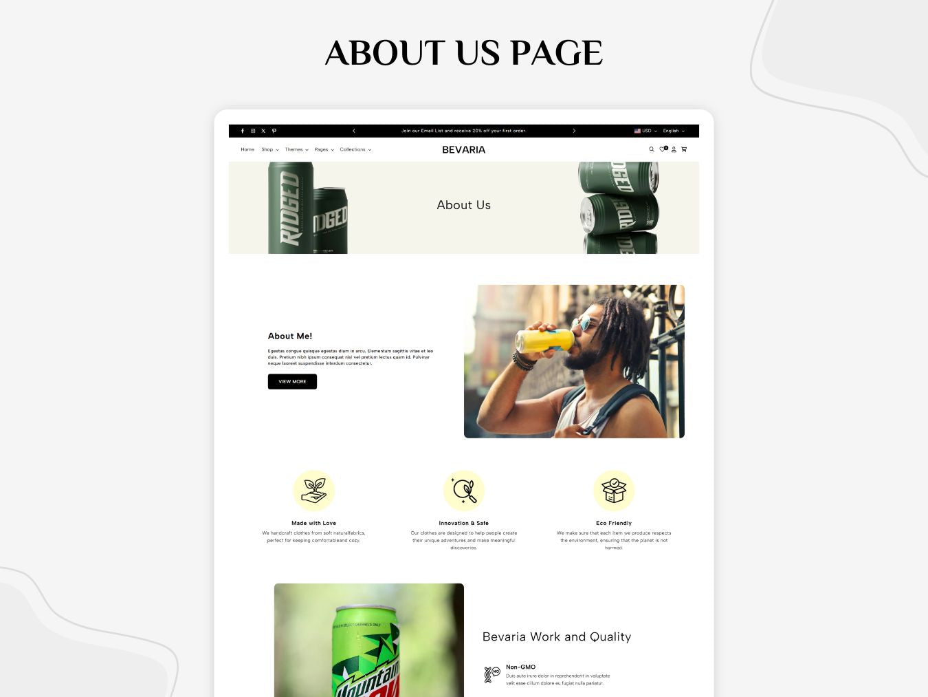 Bevaria - Sophisticated Beverage Shopify Template | O.S 2.0