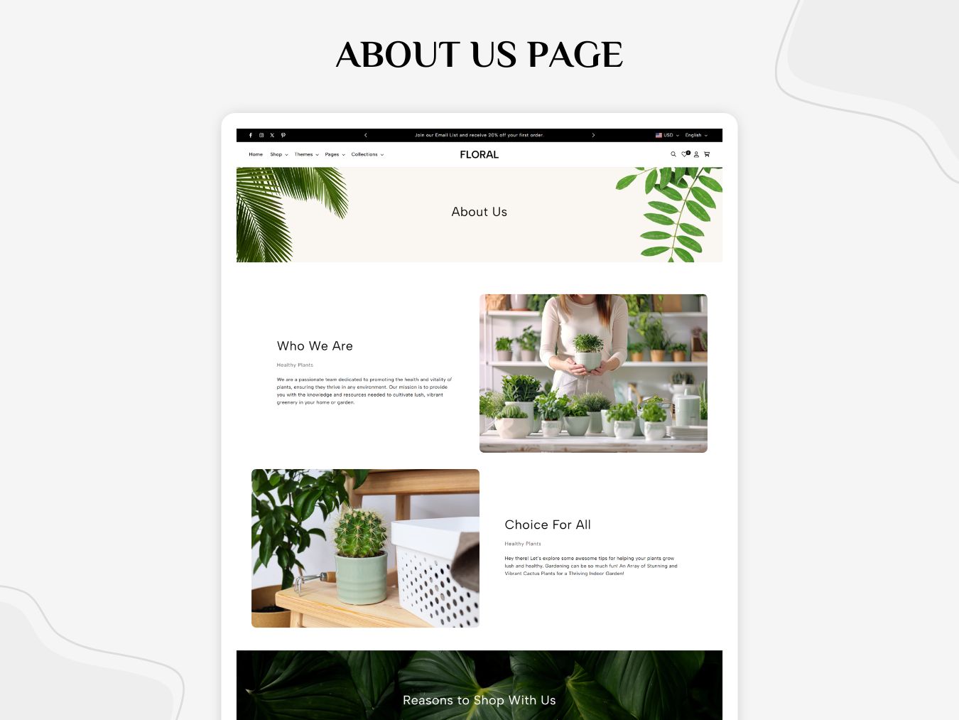 Plantrex - Beautiful Flower Shop Shopify Template | O.S 2.0