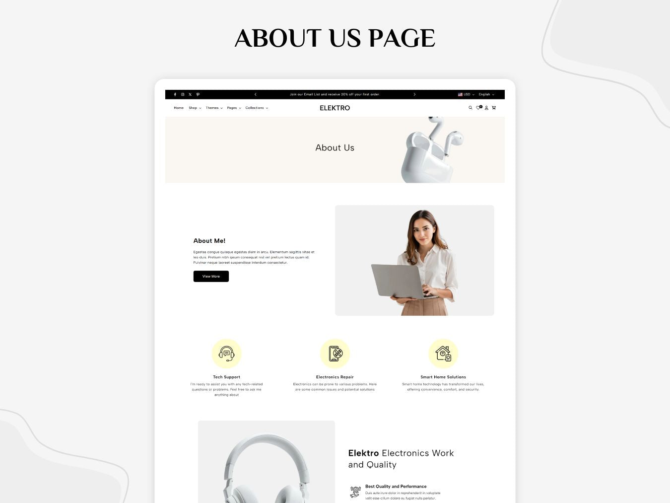 Elektro - Cutting-Edge Electronics Shopify Template | O.S 2.0