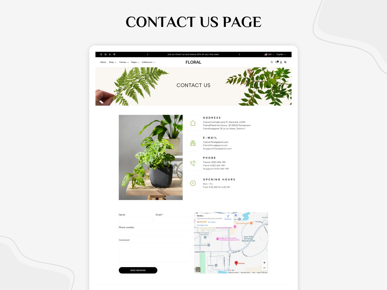 Plantrex - Beautiful Flower Shop Shopify Template | O.S 2.0