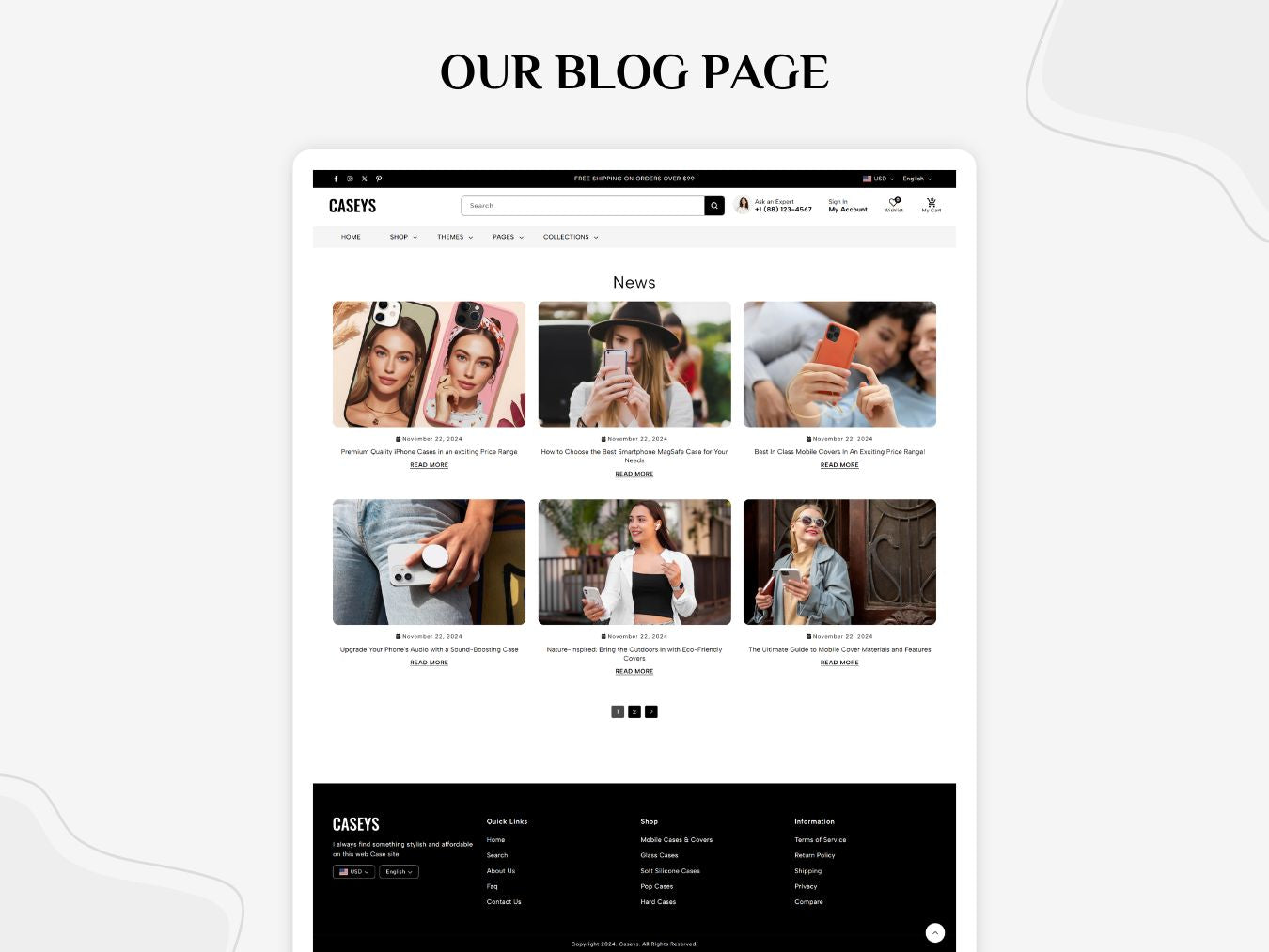 Caseys - Trendy Fashion Shopify Theme | O.S 2.0