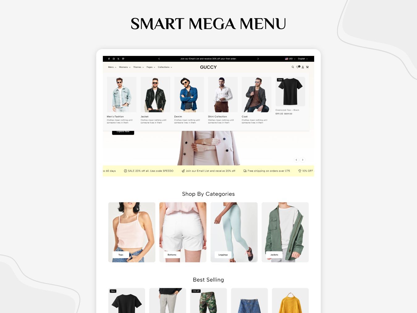 Guccy - Premium Fashion Shopify Template | O.S 2.0