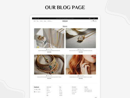 Olelia Jewelry - Exquisite Jewelry Shopify Template | O.S 2.0