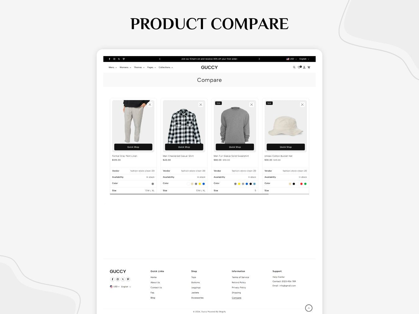 Guccy - Premium Fashion Shopify Template | O.S 2.0