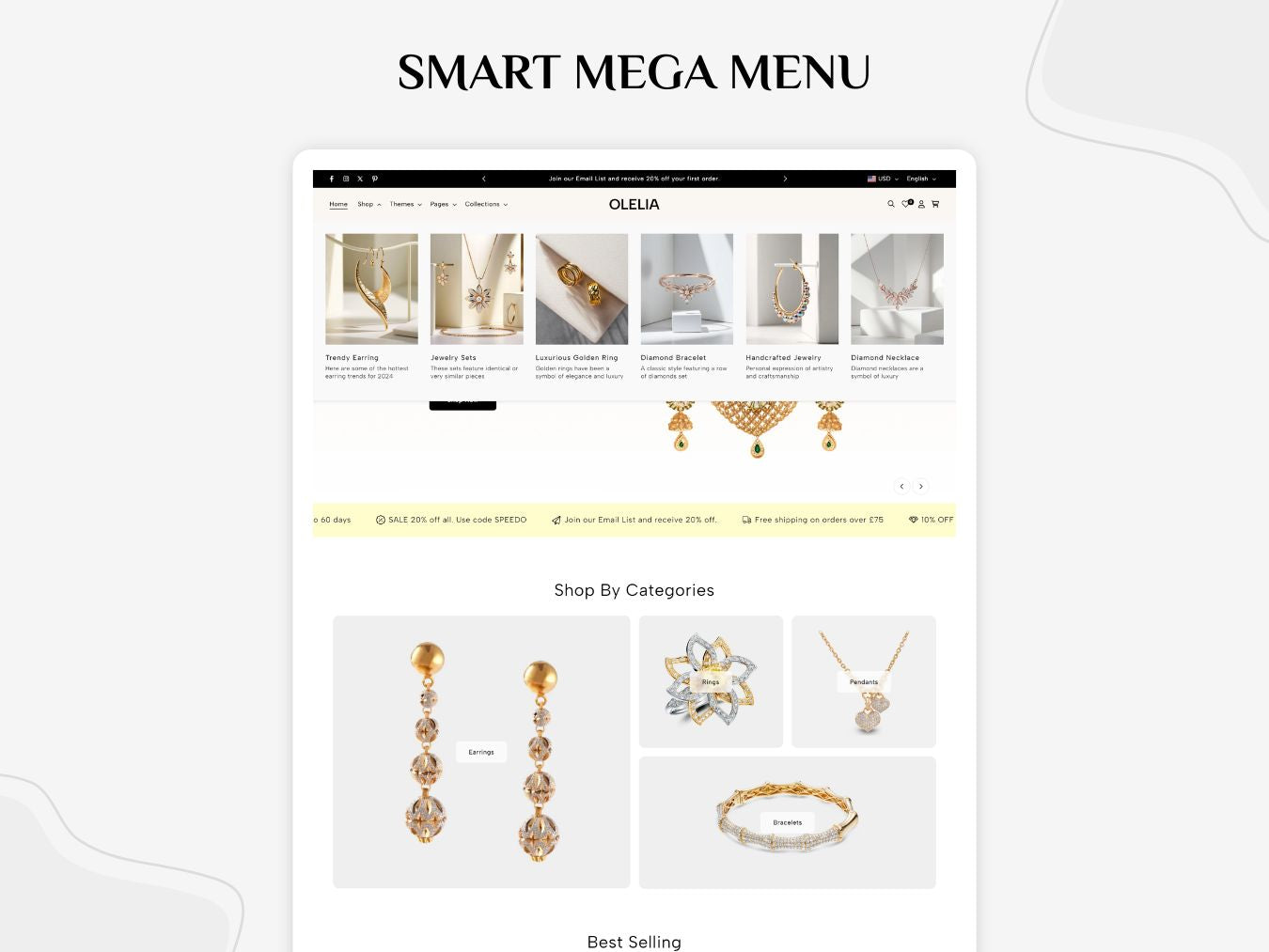 Olelia Jewelry - Exquisite Jewelry Shopify Template | O.S 2.0