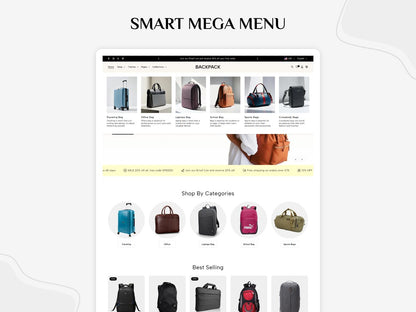 Backpack - Stylish Travel Gear Shopify Template | O.S 2.0