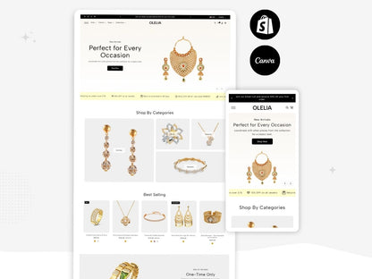 Olelia Jewelry - Exquisite Jewelry Shopify Template | O.S 2.0