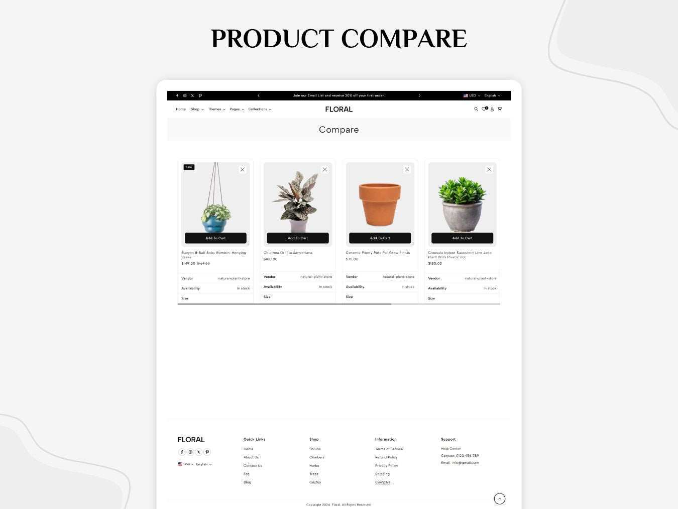 Plantrex - Beautiful Flower Shop Shopify Template | O.S 2.0