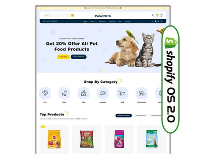 PawPets SHOP - Best Shopify Pet Themes Store | OS 2.0