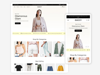 Guccy - Premium Fashion Shopify Template | O.S 2.0