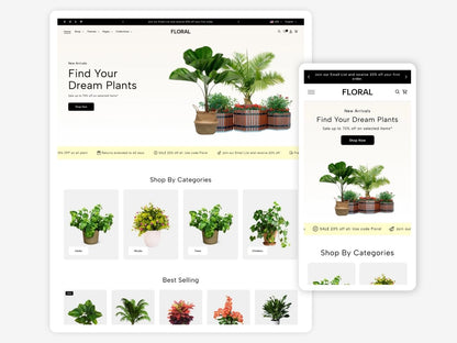 Plantrex - Beautiful Flower Shop Shopify Template | O.S 2.0