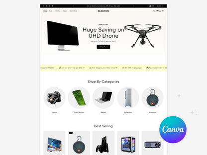 Elektro - Cutting-Edge Electronics Shopify Template | O.S 2.0