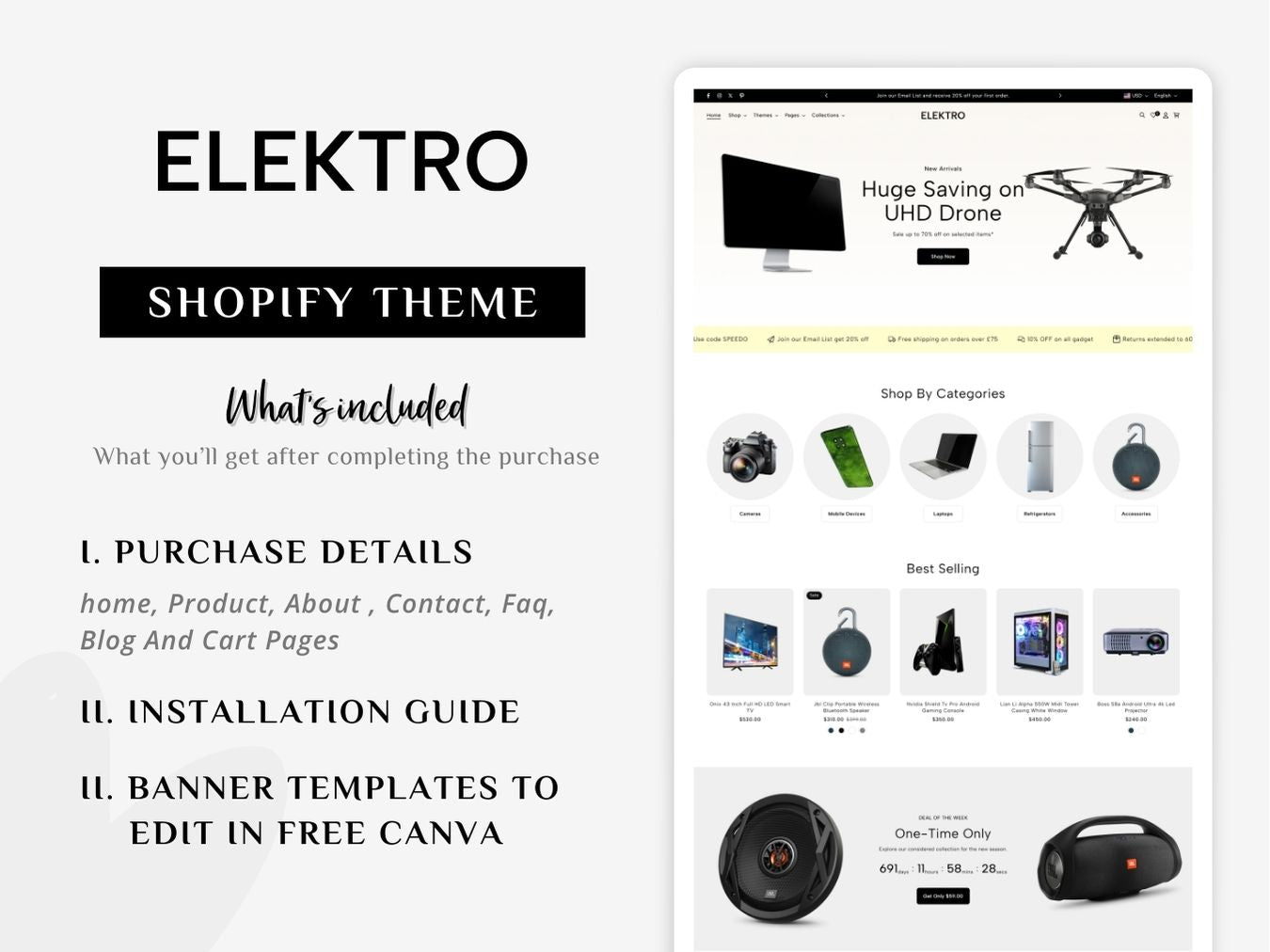 Elektro - Cutting-Edge Electronics Shopify Template | O.S 2.0