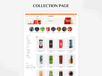 Bevaria - Sophisticated Beverage Shopify 2.0 Template